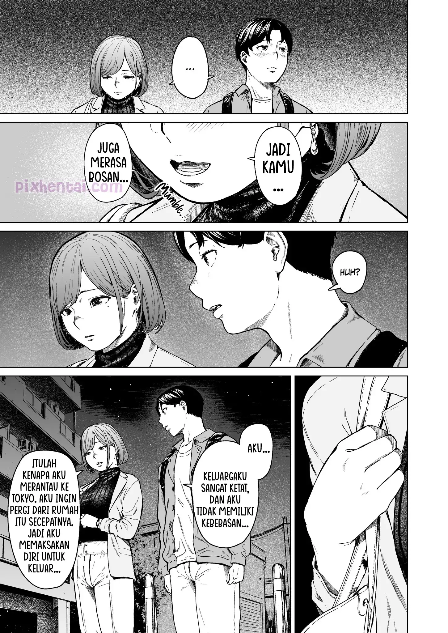 Komik hentai xxx manga sex bokep Furachi Unforgivable Akibat Mengintip Tetangga Cantik 24